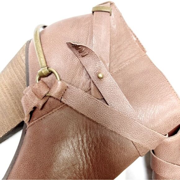 Very Volatile Brown Leather Booties - Picture 4 of 6